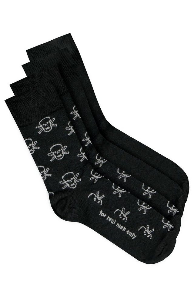 JP1880 Basicsocken JP1880 Socken 2er Pack Totenkopf Komfortbündchen von JP1880