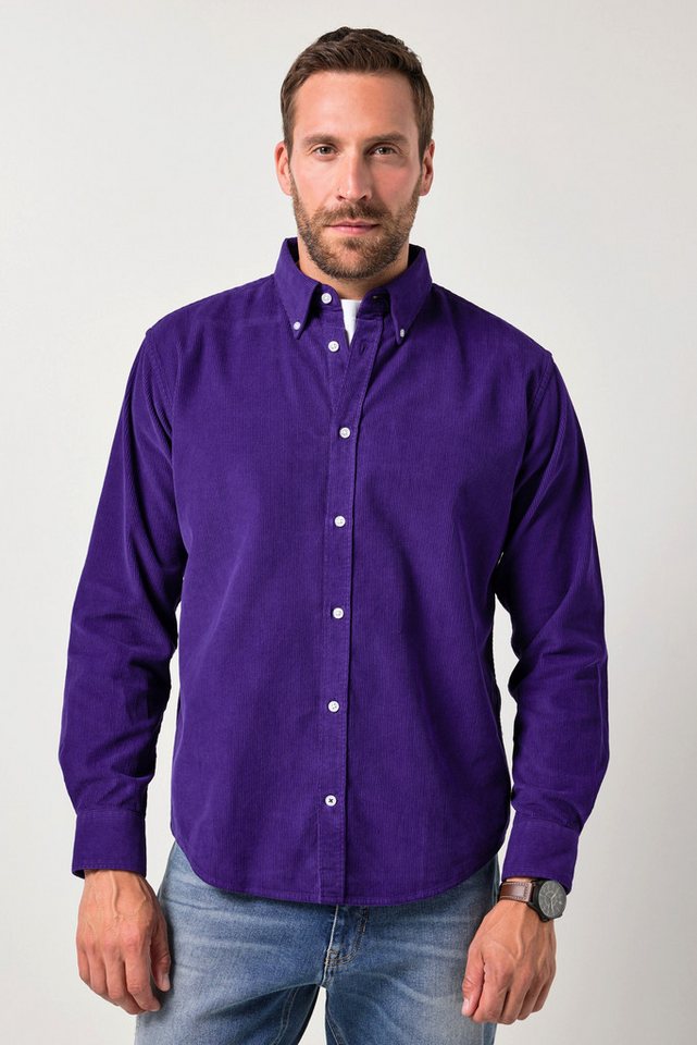 JP1880 Businesshemd JP1880 Cordhemd Langarm Buttondown-Kragen bis 7 XL von JP1880