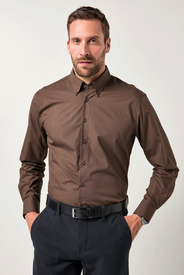 JP1880 Businesshemd JP1880 Hemd Langarm Minimal-Print Modern Fit von JP1880