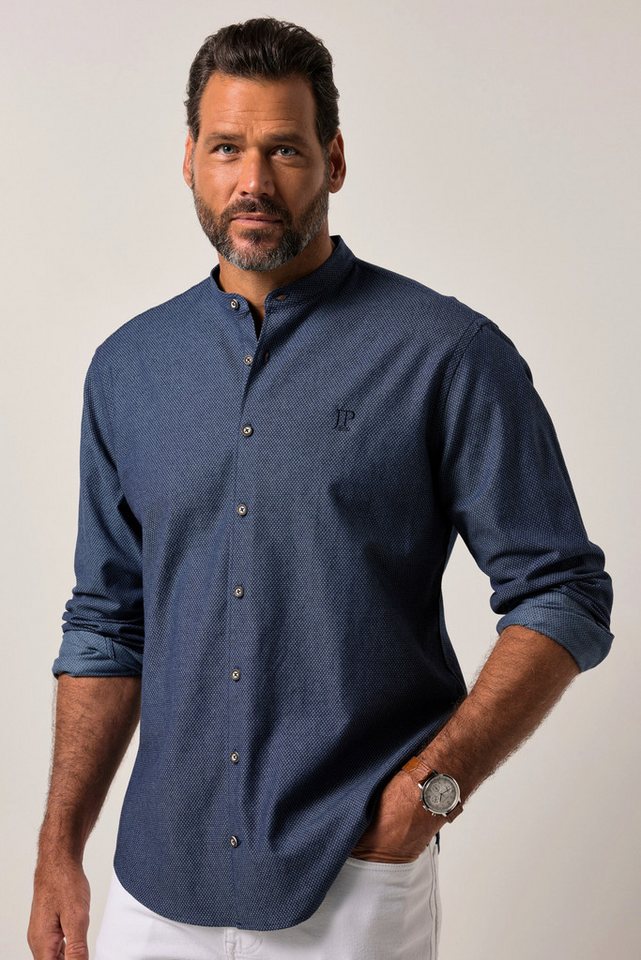 JP1880 Businesshemd JP1880 Hemd Tracht Langarm Stehkragen Modern Fit von JP1880