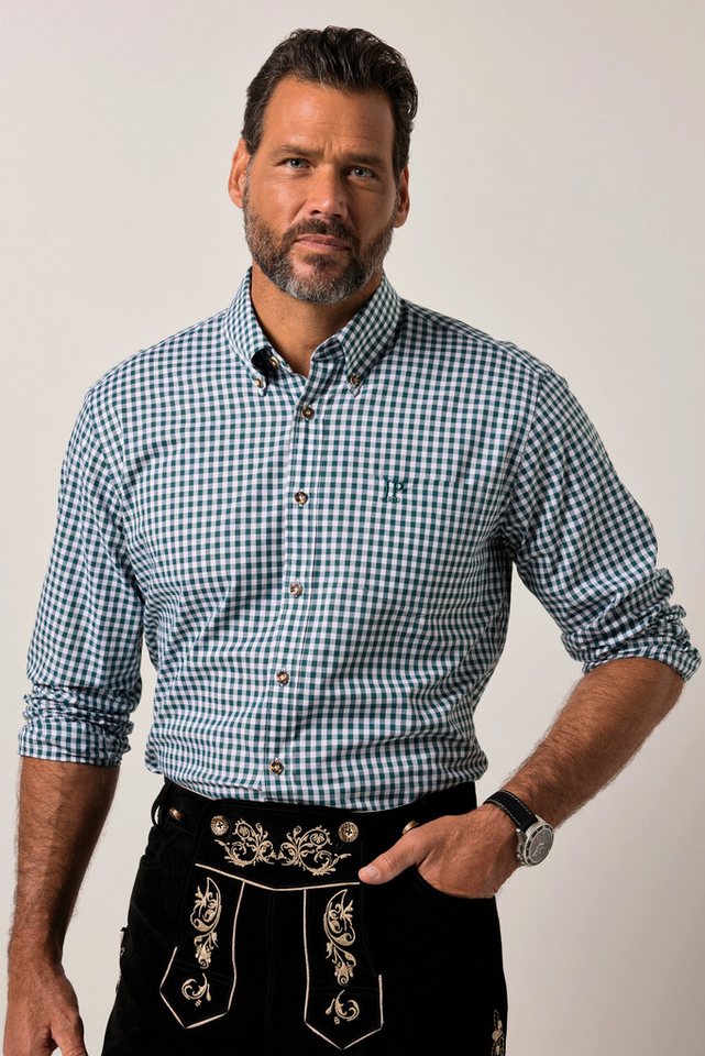 JP1880 Businesshemd JP1880 Karohemd Tracht Langarm Buttondown-Kragen von JP1880