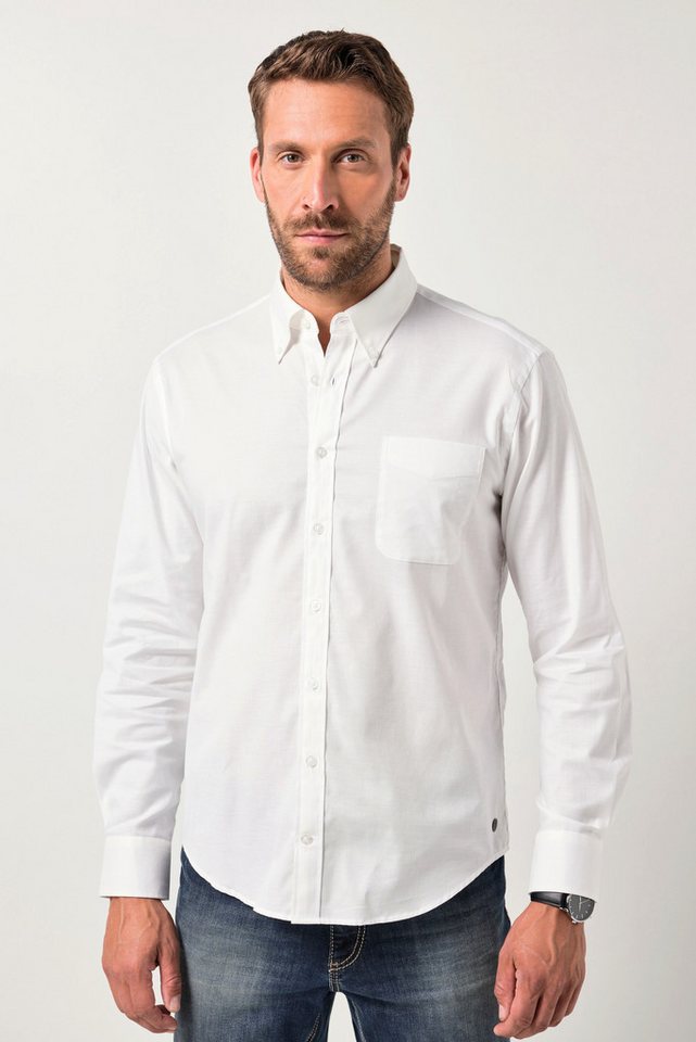 JP1880 Businesshemd JP1880 Oxfordhemd FLEXNAMIC® Langarm Modern Fit von JP1880