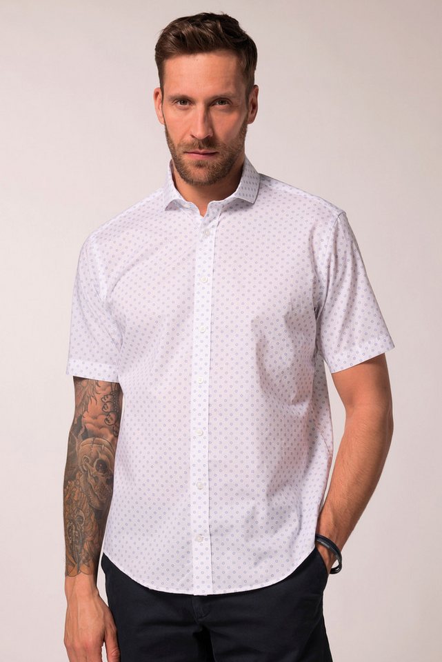 JP1880 Kurzarmhemd JP1880 Hemd Halbarm Minimalprint Modern Fit von JP1880