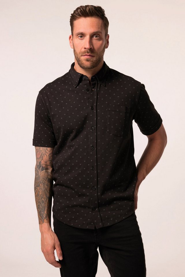 JP1880 Kurzarmhemd JP1880 Jerseyhemd Halbarm Alloverprint Modern Fit von JP1880