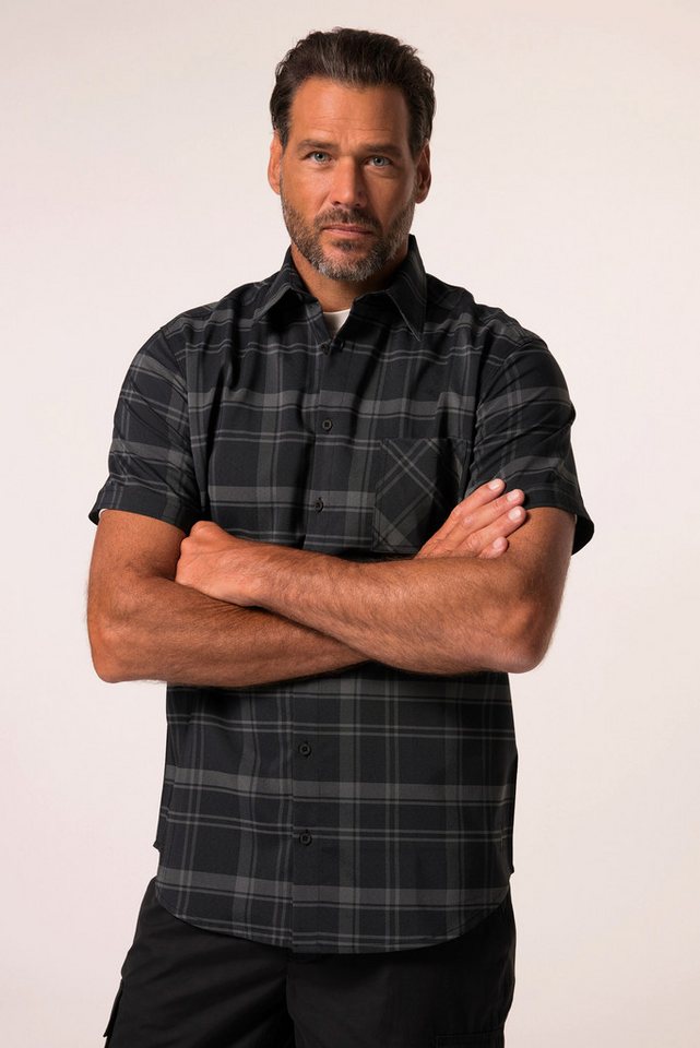 JP1880 Kurzarmhemd Karohemd FLEXNAMIC® Outdoor Halbarm von JP1880