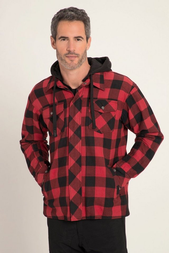 JP1880 Parka Motorrad-Jacke Lumberjack Flanellhemd von JP1880