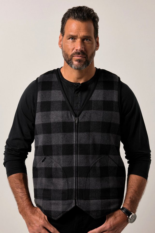 JP1880 Steppweste JP1880 Wollweste hoher Wollanteil Teddyfutter von JP1880