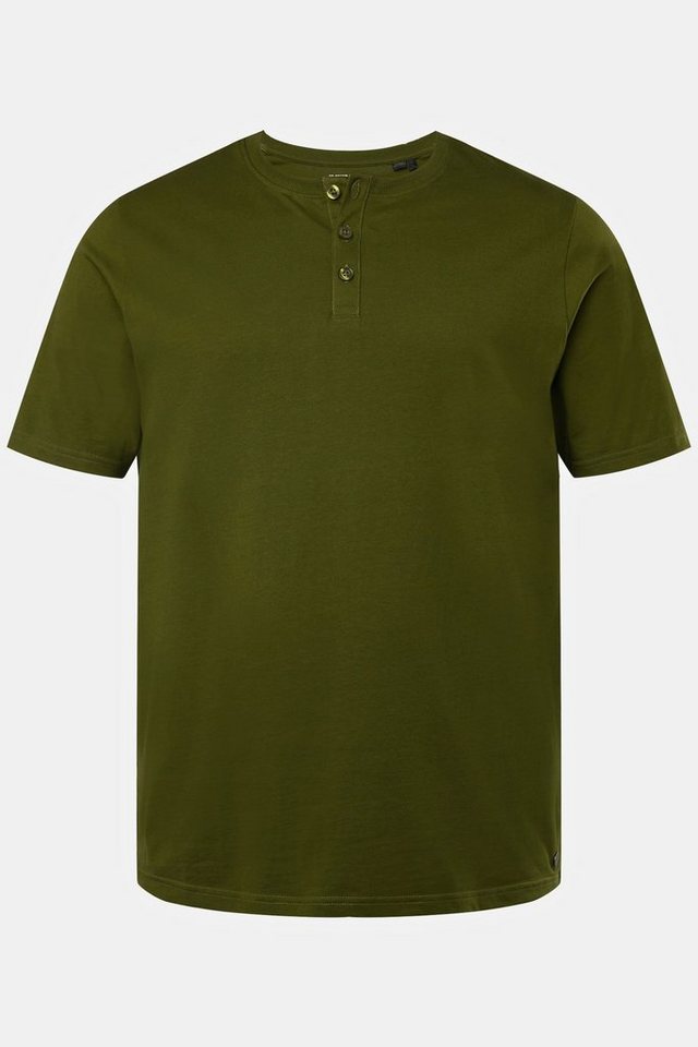 JP1880 T-Shirt Henley Basic Knopfleiste Halbarm von JP1880