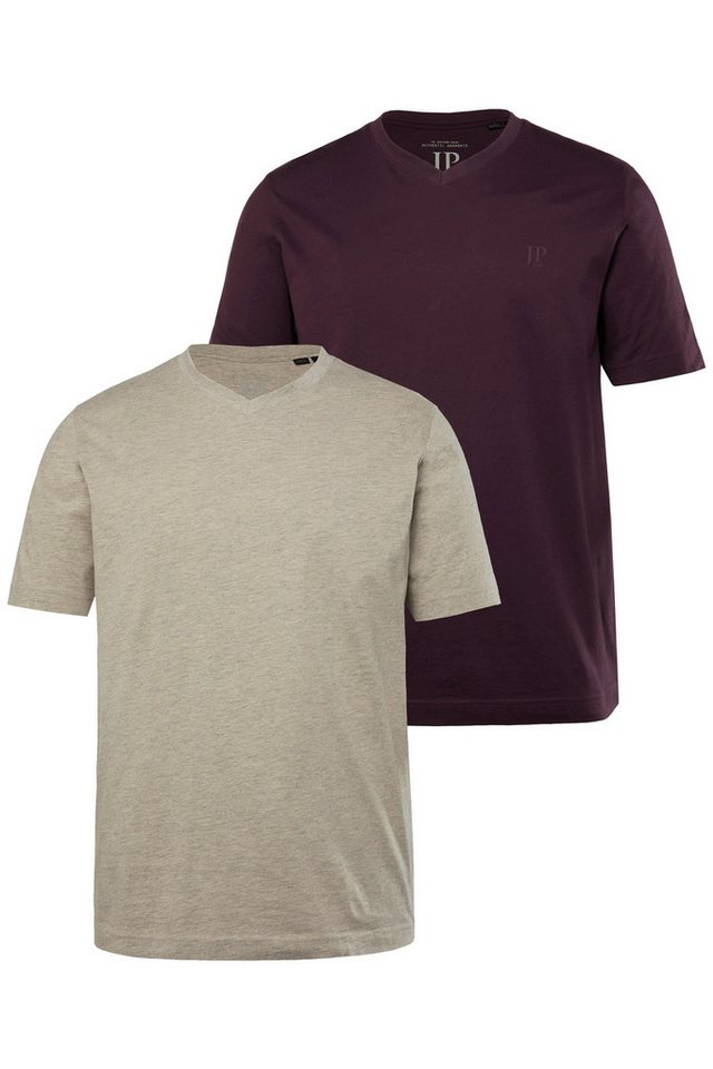 JP1880 T-Shirt JP1880 T-Shirts Basic 2er-Pack V-Ausschnitt (2-tlg) von JP1880