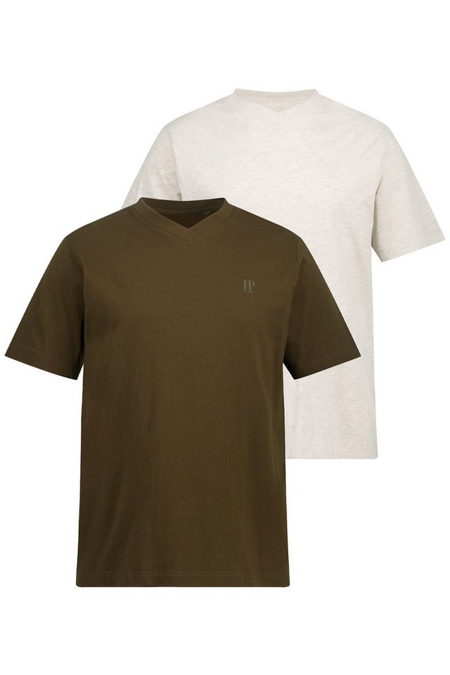 JP1880 T-Shirt JP1880 T-Shirts Basic 2er-Pack V-Ausschnitt (2-tlg) von JP1880