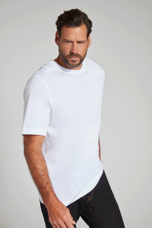 JP1880 T-Shirt T-Shirt Basic Rundhals gekämmte Baumwolle bis 8XL von JP1880