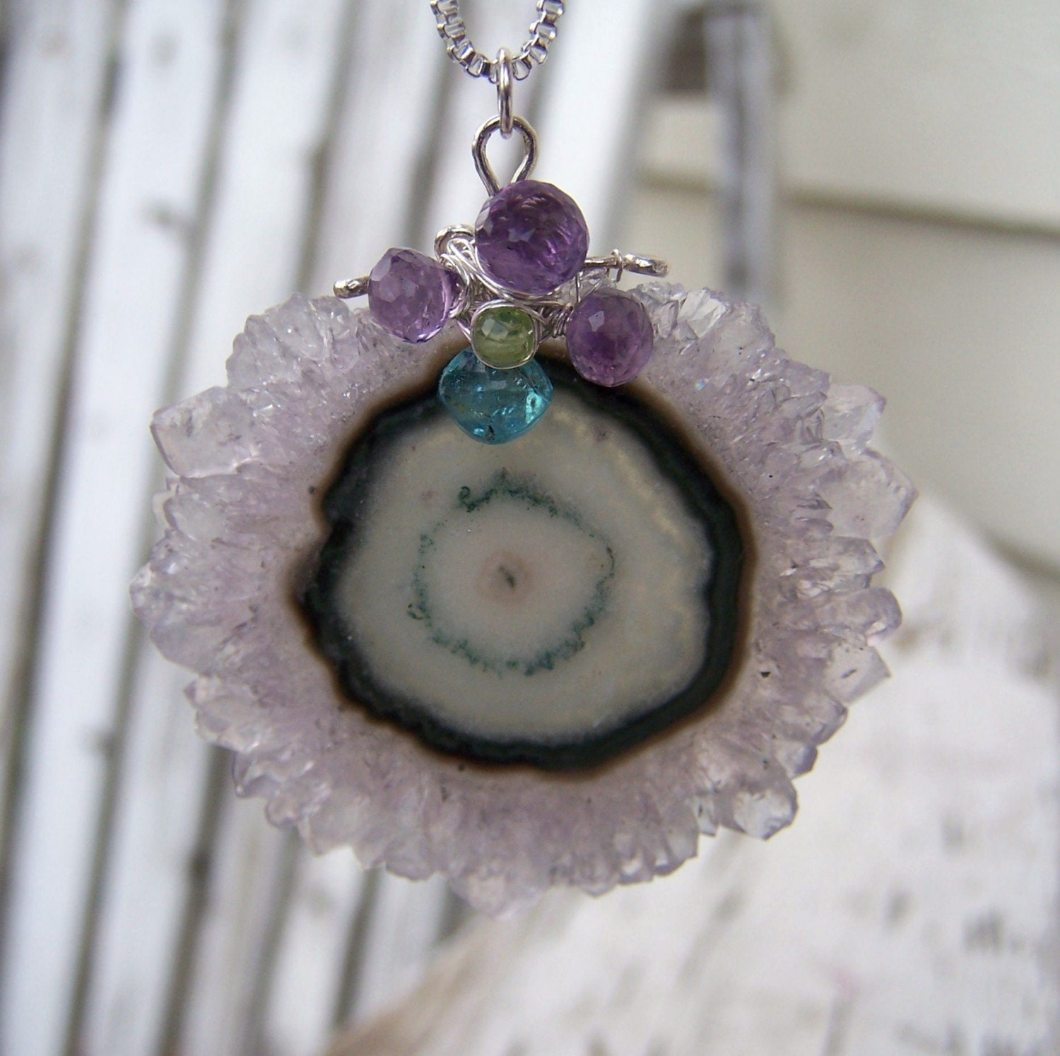 Amethyst Stalaktit Halskette Amethyst Stalaktit Halskette von JPGemJewels
