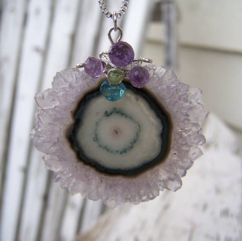 Amethyst Stalaktit Halskette Amethyst Stalaktit Halskette von JPGemJewels
