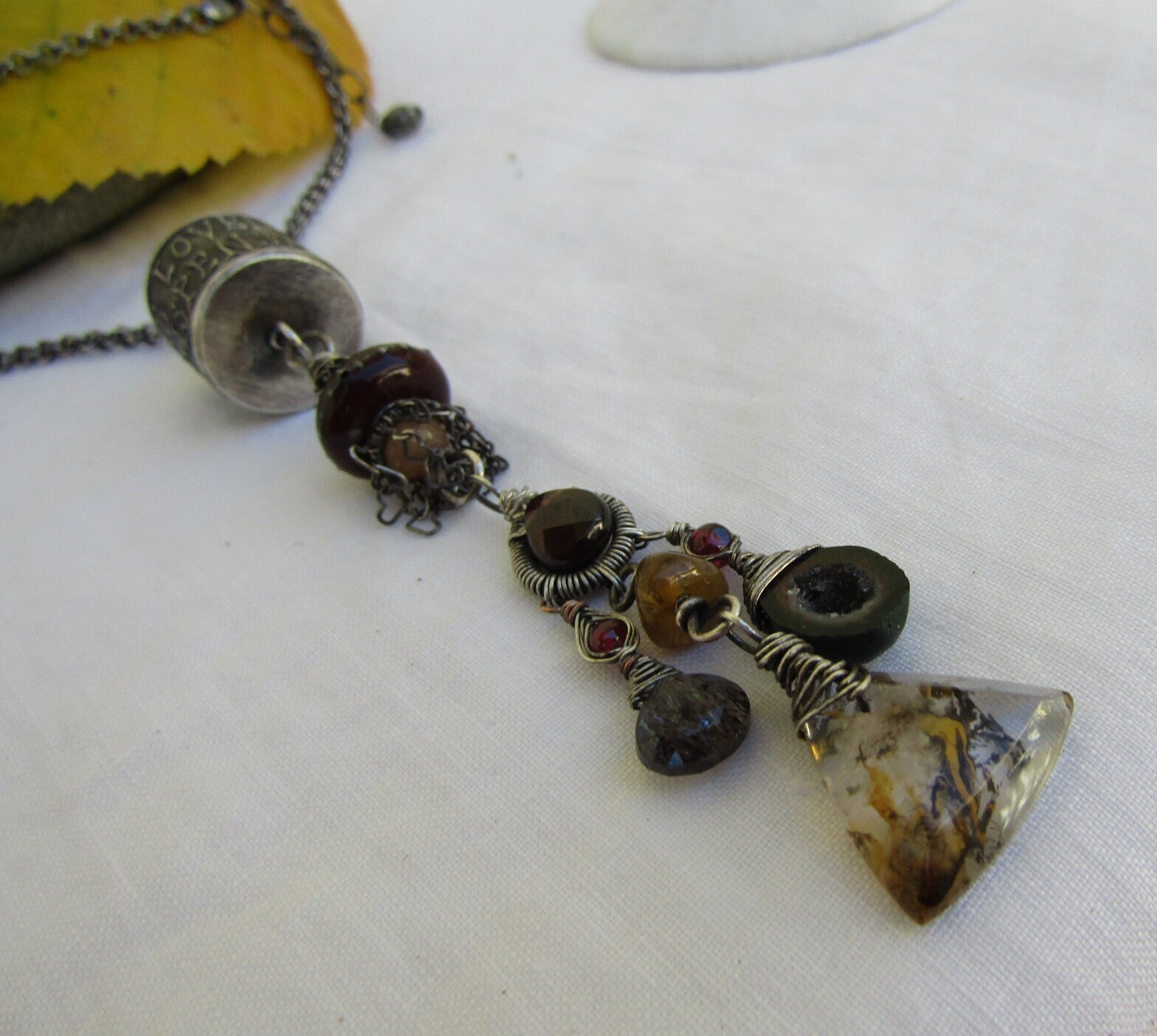 Anne Choi Bead, Sterling Silber Quaste Halskette Anne Choi Bead, Sterling Silber Quaste Halskette von JPGemJewels