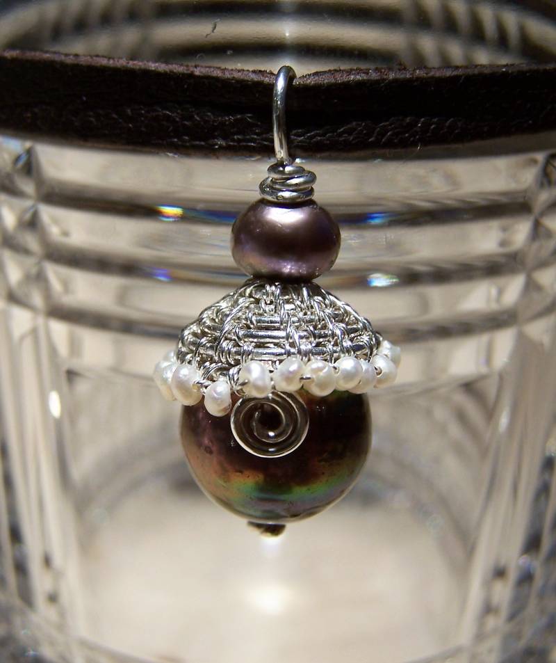 Barock Perle Lederhalsband Barock Perle Lederhalsband von JPGemJewels