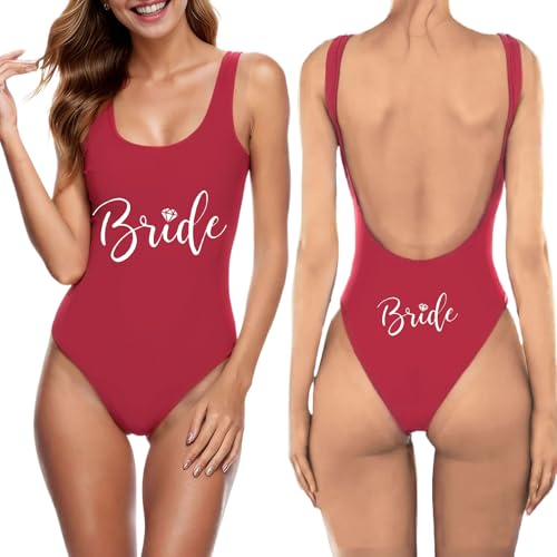 JGA Hen Party One Piece Badeanzug Braut Damen Braut Junggesellinnenabschied Strandbekleidung Bikini Brautjungfern Badekostüm Bikini 20 JGA Hen Party One Piece Badeanzug Braut Damen Braut Junggesellinnenabschied Strandbekleidung Bikini Brautjungfern Badekostüm Bikini 20 von JPHCHSC