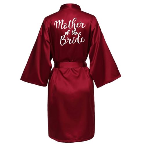 JPHCHSC Damen Brautjungfern Roben Kimono Badmantel Braut Maid of Honor Mother Sister Robe für Hochzeit Party Pool Party und Pajama Party 088 von JPHCHSC