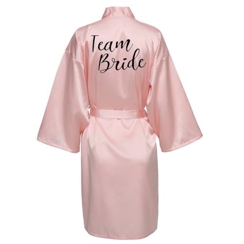 JPHCHSC Damen Brautjungfern Roben Kimono Badmantel Braut Maid of Honor Mother Sister Robe für Hochzeit Party Pool Party und Pajama Party 088 von JPHCHSC