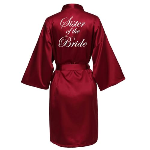 JPHCHSC Morgenmantel Bademantel Braut Roben Damen Heiraten Braut Party Schwestern Squad Mutter Hochzeit Brautjungfer Robe von JPHCHSC