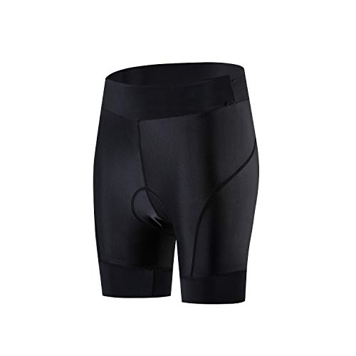 Fahrrad-Shorts für Damen, mit 5D-Gel-Polsterung, Fahrrad-Unterwäsche, Sporthose, Fahrrad-Shorts, S-3XL - Schwarz - XX-Large von JPOJPO