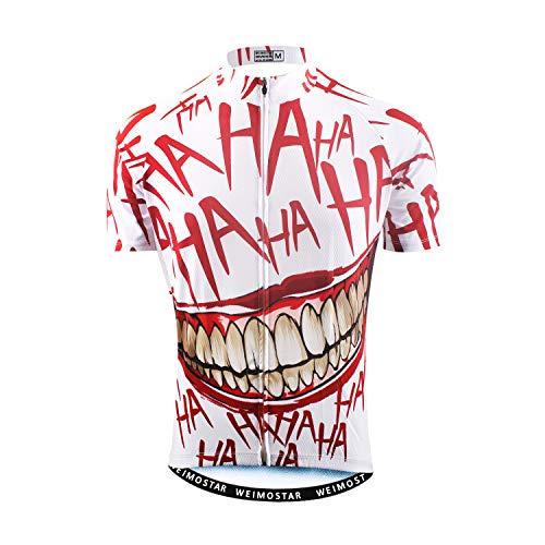 Herren-Fahrradtrikot, kurzärmelig, für Outdoor, MTB, Jungen, Zähne, XL(Ht69-71" Wt77-85lbs) von JPOJPO