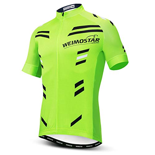 Herren-Fahrradtrikot, kurzärmlig, Oberteil, Größen S-XXXL, Lycra-Bündchen - - For Your Chest 45.6-48" (XXL) von JPOJPO