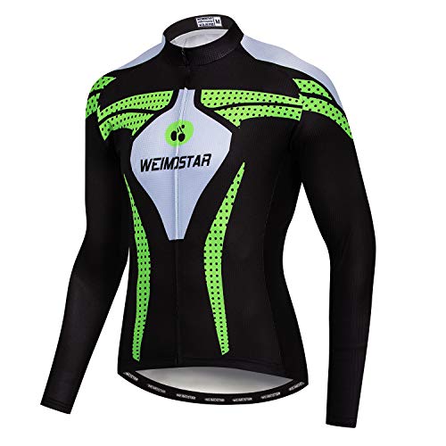 Herren Radtrikot Langarm Pro Brand Team reflektierende Fahrradhemden Jacke von JPOJPO