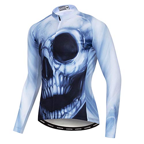 Herren Radtrikot Langarm Pro Brand Team reflektierende Fahrradhemden Jacke von JPOJPO