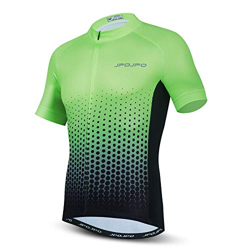 JPOJPO Herren Radtrikot MTB Tops Fahrrad T-Shirt Kurzarm Fahrradbekleidung Jacke S-3XL M 5044 von JPOJPO