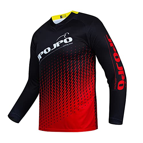 JPOJPO MX Motocross-Trikot für Herren, Dirtbike, Downhill, Rennshirt, Grün, Cu9010-r, XXL von JPOJPO