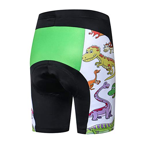 Jpojpo Fahrrad-Shorts für Kinder, kurze Hose, 4D-Gel-gepolsterte Fahrradhose S Dianosore von JPOJPO