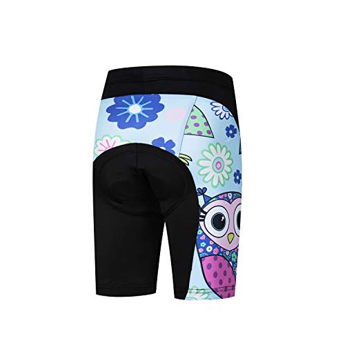 Jpojpo Fahrrad-Shorts für Kinder, kurze Hose, 4D-Gel-gepolsterte Fahrradhose XL Specht von JPOJPO
