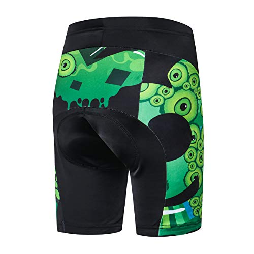 Jpojpo Fahrrad-Shorts für Kinder, kurze Hose, 4D-Gel-gepolsterte Fahrradhose XXXL Buchstabe von JPOJPO