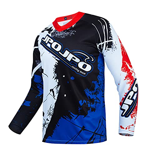 Kinder Radtrikot Downhill Shirts Jahre Mädchen Jungen Fahrrad MTB Kinderkleidung Langarm Powersports Fahrrad BMX Tops von JPOJPO