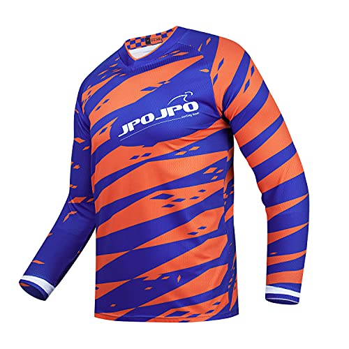 Kinder Radtrikot Downhill Shirts Jahre Mädchen Jungen Fahrrad MTB Kinderkleidung Langarm Powersports Fahrrad BMX Tops von JPOJPO