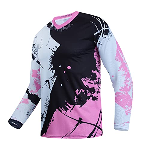 Kinder Radtrikot Downhill Shirts Jahre Mädchen Jungen Fahrrad MTB Kinderkleidung Langarm Powersports Fahrrad BMX Tops von JPOJPO