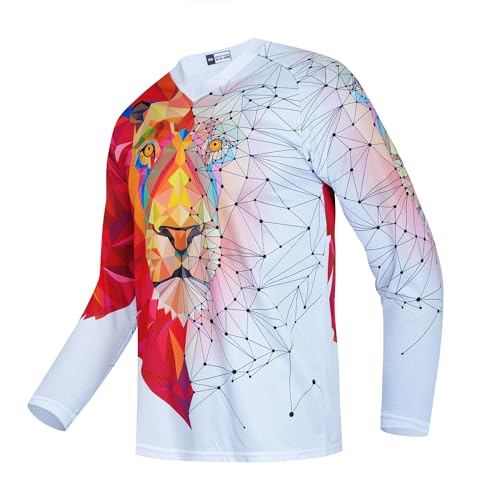 Kinder Radtrikot Downhill Shirts Jahre Mädchen Jungen Fahrrad MTB Kinderkleidung Langarm Powersports Fahrrad BMX Tops von JPOJPO