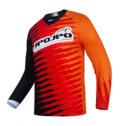 Kinder Radtrikot Downhill Shirts Jahre Mädchen Jungen Fahrrad MTB Kinderkleidung Langarm Powersports Fahrrad BMX Tops von JPOJPO