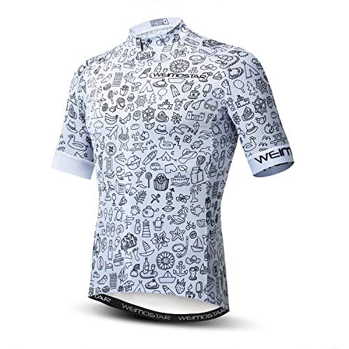 New Pro Herren Radtrikot mit durchgehendem Reißverschluss und kurzen Ärmeln, V5, 3X-Groß von JPOJPO