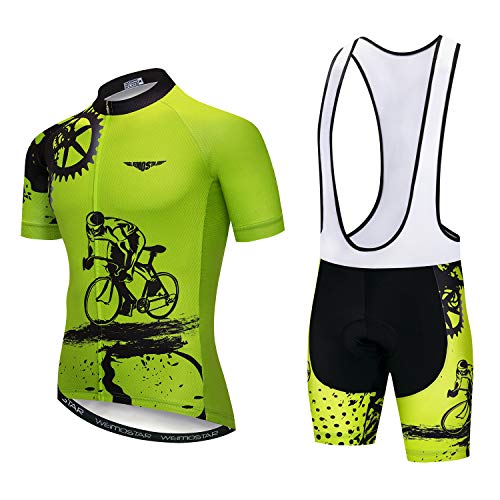 Radtrikot und Shorts Set Herren Atmungsaktiv Bike Shirt Sommer Outdoor Jugend Fahrradbekleidung - - Groß von JPOJPO