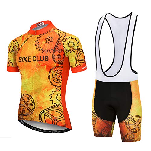 Radtrikot und Shorts Set Herren Atmungsaktiv Bike Shirt Sommer Outdoor Jugend Fahrradbekleidung - - Klein von JPOJPO