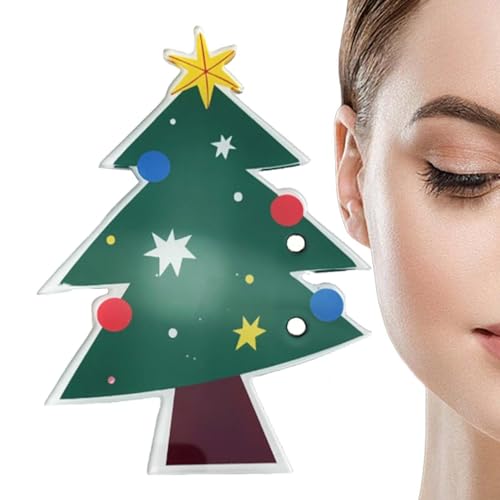 Falsche Wimpern Paletten zum Pfropfen - Hygienische Palette mit Acryl Wimpern Tablett Weihnachten Thema - Falsche Wimpern Organizer für Schminktisch, Couchtisch, Badezimmer, Salon Jpsdows von JPSDOWS