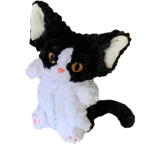 JPSDOWS Kätzchen-Federmäppchen,Katzen-Federmäppchen - Plüschtier-Federmäppchen - Tragbares Federmäppchen, multifunktionales Federmäppchen, niedliche Katzen-Federmäppchen-Aufbewahrung von JPSDOWS