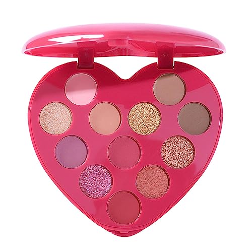 Matte Glitzer-Make-up-Palette - Glitzermatte Make-up-Palette | Hochpigmentierte Matt-Schimmer-Lidschatten-Palette, Make-up-Lidschatten in natürlichen Farben für Frauen und Mädchen Jpsdows von JPSDOWS