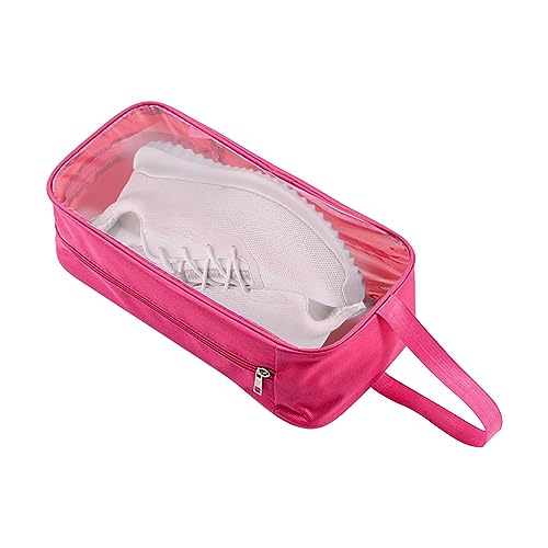 Reisetasche für Schuhe – Wasserfeste Tasche | Staubdichte platzsparende Schuhtasche mit Reißverschluss für Frauen Jpsdows, Warmes Rosa., 1 von JPSDOWS