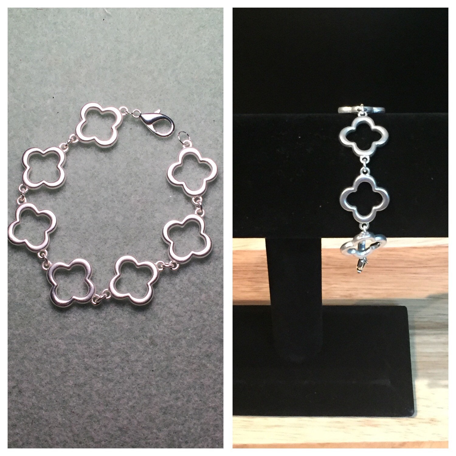 Blatt Silber Armband von JPSJDESIGNS