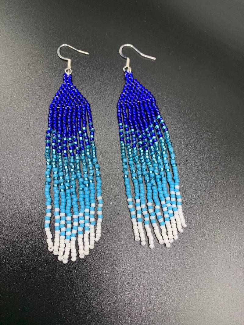 Ombre Blaue Ohrringe Ombre Blaue Ohrringe von JPSJDESIGNS