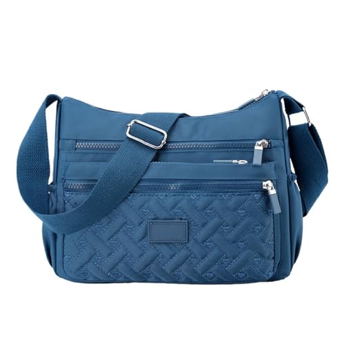 JPSSJGYH Beliebte Umhängetasche, Nylon-Umhängetasche, Umhängetasche mit mehreren Fächern für Damen (Blue) von JPSSJGYH