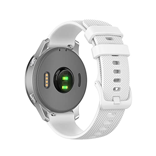 20 22MM Quick Release Silicone Watch Band Strap For Garmin Forerunner 745 Smart Watch Wrist Band Strap von JPXXFM