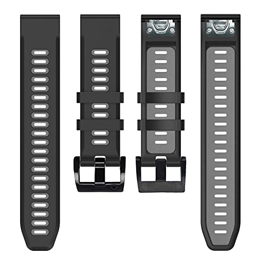 22 26mm Silicone Quick Release Watchband Strap For Garmin Fenix 6X 6 6S Pro 5X 5 Plus 3HR 935 MK2 Watch Easyfit Bracelet Correa von JPXXFM